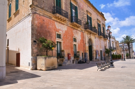 Teotini palace  Specchia  Puglia  Italy のeditorial素材