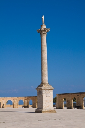 Sanctuary of Santa Maria di Leuca  Puglia  Italy の写真素材