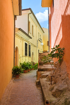Alleyway. Brienza. Basilicata. Italy.の写真素材