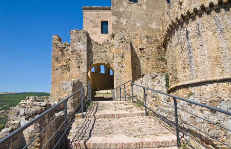 Swabian Castle of Rocca Imperiale. Calabria. Italy.のeditorial素材