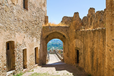 Swabian Castle of Rocca Imperiale. Calabria. Italy.のeditorial素材