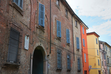 Alleyway. Piacenza. Emilia-Romagna. Italy.