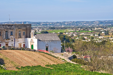 Panoramic view of Martina Franca. Puglia. Italy.のeditorial素材