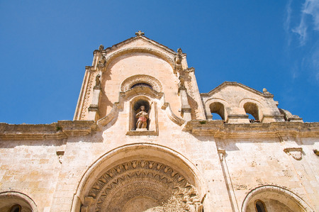 Church of St. Giovanni. Matera. Basilicata. Italy.の写真素材