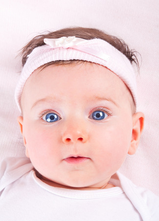 Baby girl.の写真素材