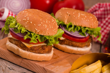 Hamburgers.の写真素材