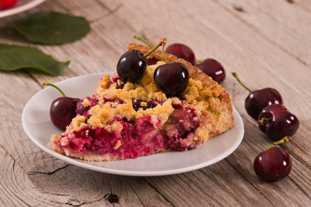 Cherry pie. の写真素材