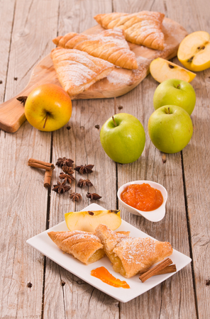 Apple puffs.の写真素材