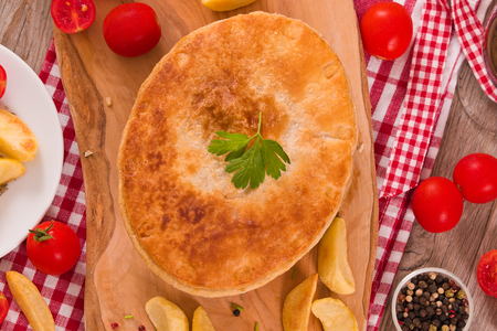 Steak pie.の写真素材
