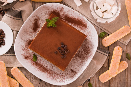 Tiramisu cake.の写真素材