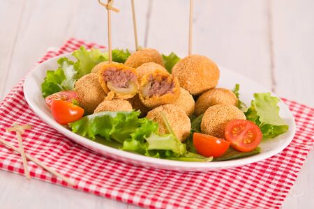 Ascoli stuffed olives.の写真素材