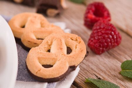 Chocolate Pretzel Cookies.