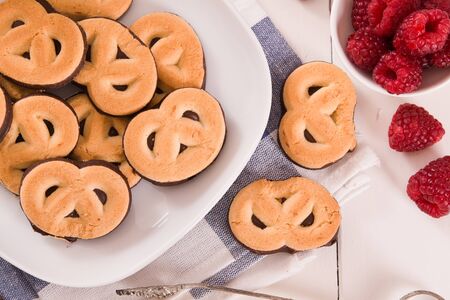 Chocolate Pretzel Cookies.