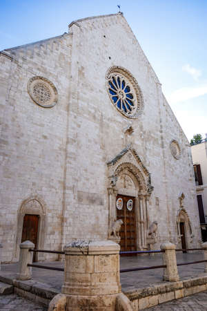 Basilica cathedral church of St. Maria Assunta. Conversano. Puglia. Italy.のeditorial素材