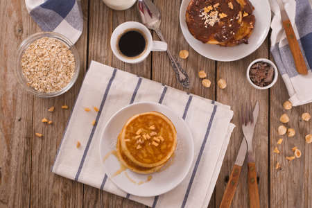 Honey Pancakes.