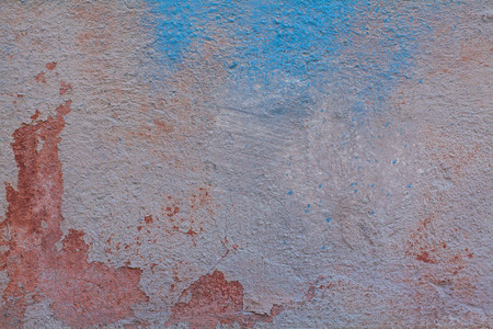 Old blue textures wall background. Perfect background with space.