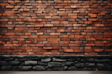 Background of brick wall textureの素材