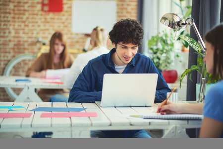 Group of Architects working in modern start up officeの写真素材