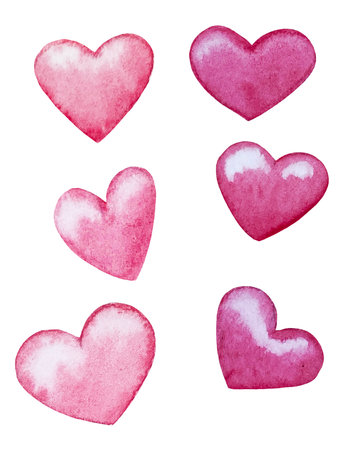 Watercolor baby shower illustrations set with teddy bear and baloons for child party greeting cards, kids birthday invitations, website and packaging.の写真素材