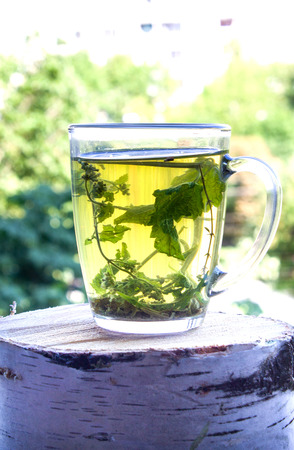 Herbal tea,For health and cheerfulness,tasty, fragrant teaの写真素材