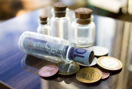 new money in Belarus. Denomination in Republic of Belarus 2016の写真素材