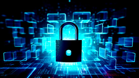 Cyber security data protection business privacy concept. Made with AI generationの素材