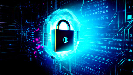 Cyber security data protection business privacy concept. Made with AI generationの素材