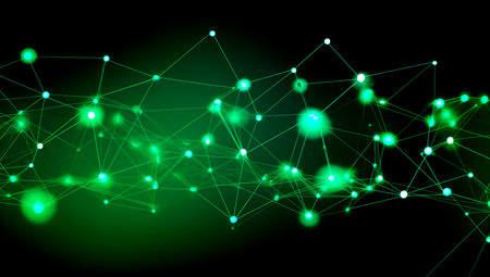 Linking entities. Networking, social media, SNS, internet communication connect concept. Teamwork, network and community abstract. . Made with AI generationの素材