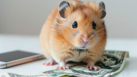 Hamster kombat game on cryptocurrency mining, concept of mini games on cryptocurrency earningの素材