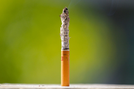 Burning cigaretteのeditorial素材