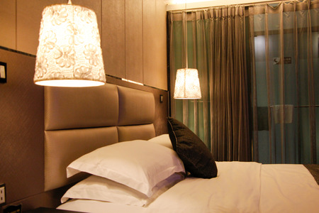 Bedroom bedのeditorial素材