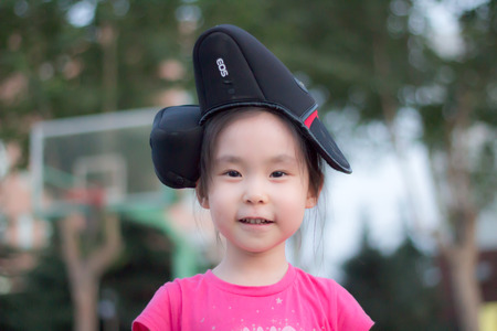 Cute little girlのeditorial素材