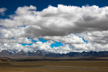 Zhuo Mu LA's Snow Mountain landscape viewの写真素材