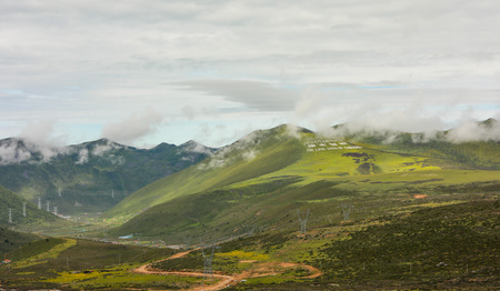 Kangding sceneryのeditorial素材