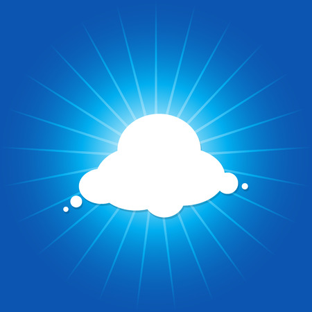 Cloud vectorのイラスト素材