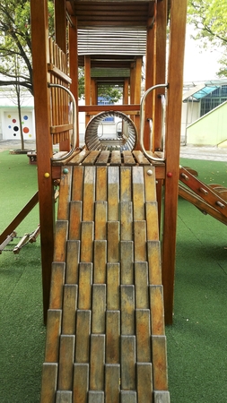 Wooden children \ &#39;s play toy.の写真素材