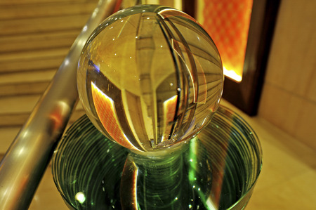 Crystal sphereの写真素材