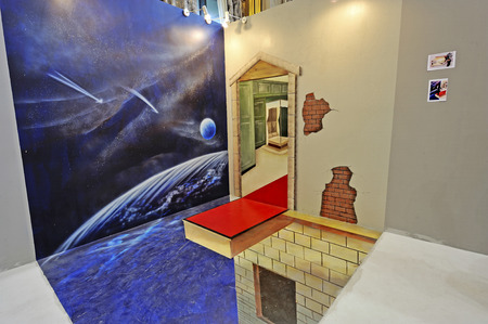 Three-dimensional paintingのeditorial素材