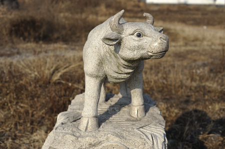 Chinese zodiac animal statues.の写真素材