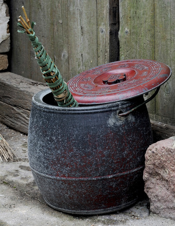 An old toilet clean.の写真素材