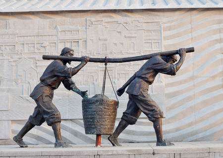 Bronze portraitの写真素材