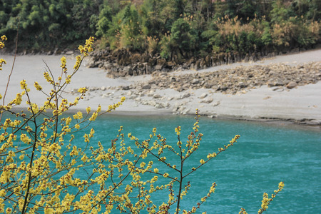 Nujiang riverside scenery