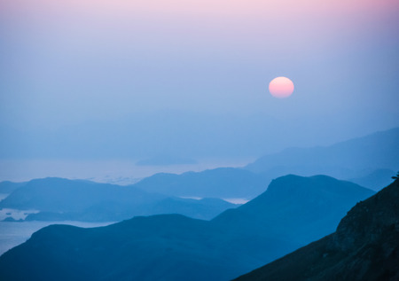 Mountain Sunriseの写真素材