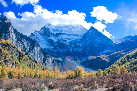 Landscape scenery in West Chinaの写真素材