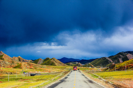 Highland Roadの写真素材