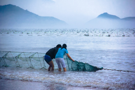 Sea fishingの写真素材