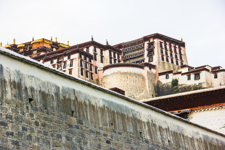 Temples in Tibetのeditorial素材