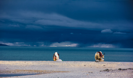 Tibet sceneryの写真素材