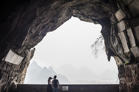 Guilin, Yangshuo tourの写真素材