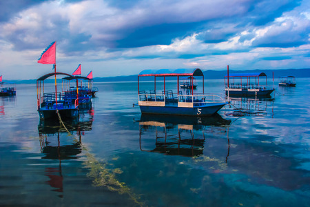 Beach boatのeditorial素材